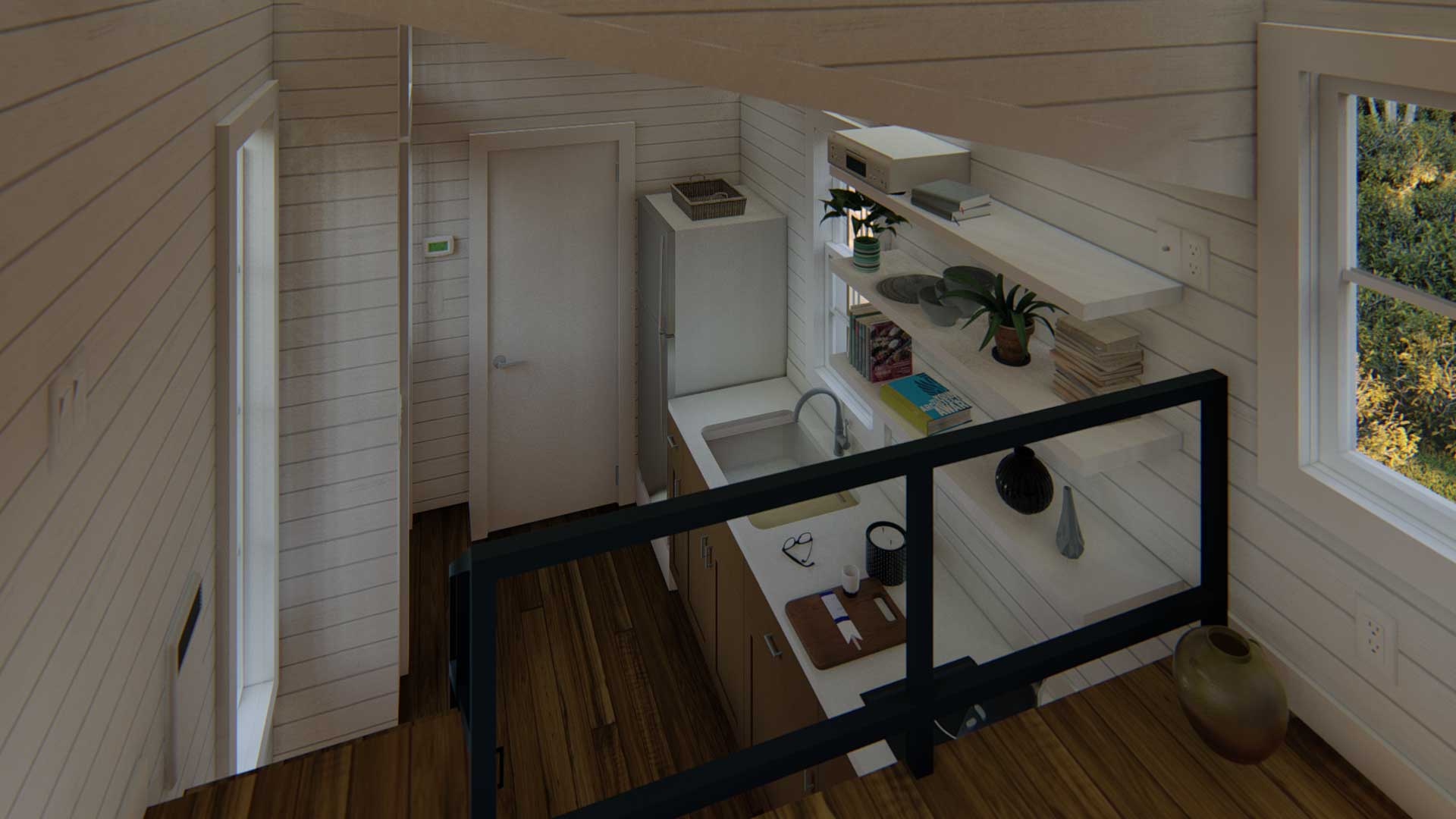 The Live/Work Tiny Home by Tiny Heirloom - Tiny Living Central